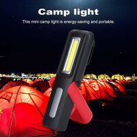 Camping Lantern [2 Pack] Rechargeable Battery Tent Lights, Water Resistant, Magnetic Base, 3 Light Modes with USB Cable for Camping, Work, Hunting, Tent, Fishing, Hiking