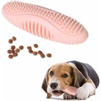 Dog Toy, Puppy Toy, Rubber Puppy Toy, Aggressive Dog Chew Toy, Indestructible, Non-Toxic, Interactive, for Medium and Large Dogs (Pink 01) SOEKAVIA