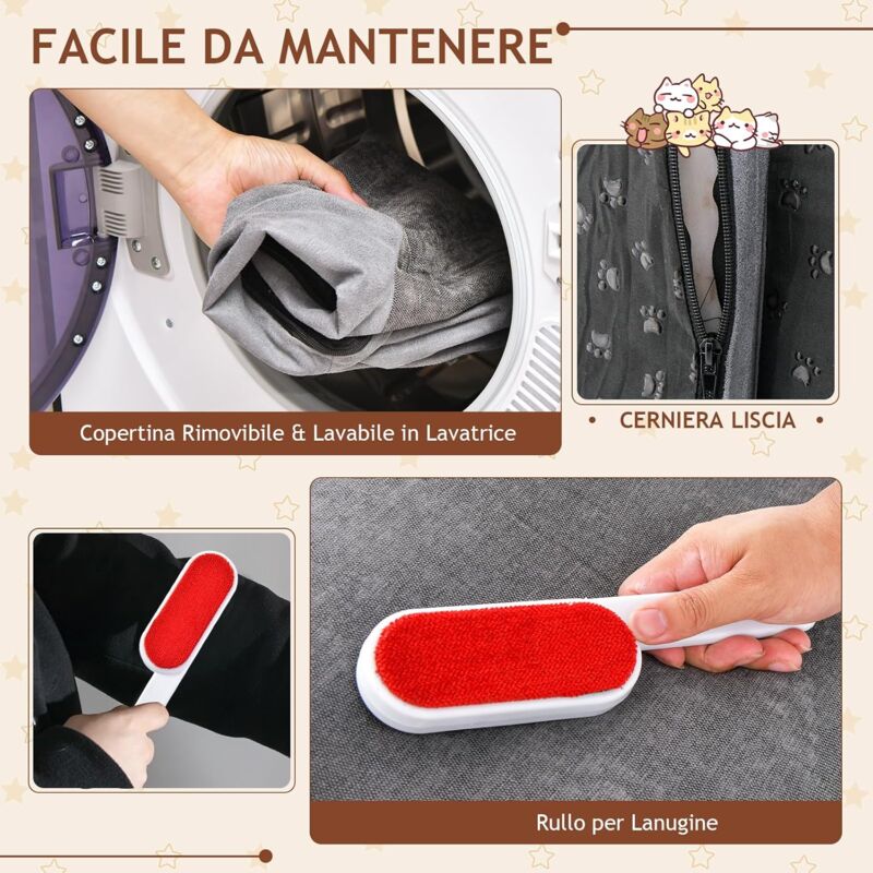 Scaletta Per Cani A 3 Gradini - Morbida E Sicura Per Letti E Divani - Foto 2