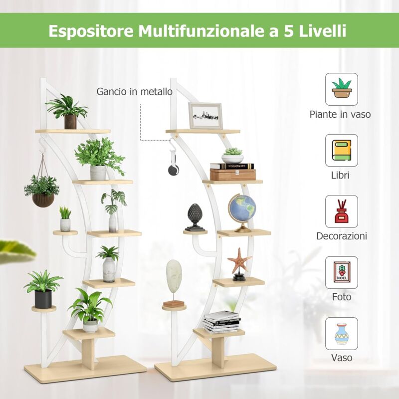 GLOKUUCA Supporto angolare per piante da interno, 6