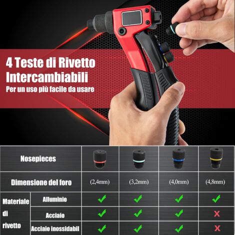 INGRASSATORE PNEUMATICO PROFESSIONALE Pistola Per Grasso ad Aria