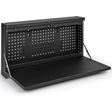 Banco Da Lavoro Con Piano Da 80 X 40 Cm, Banco Da Lavoro Officina Con Pannello Forato E 20 Ganci Porta Attrezzi, Tavolo Da Lavoro Per Garage C | Leroy Merlin - Foto 5