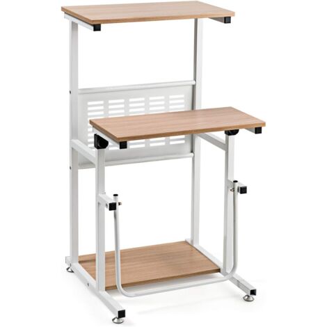 Scrivania Elettrica Regolabile 120 Cm - Con Cassetto E Vassoio Tastiera, Prese USB, Per Ufficio Casa - Foto 9