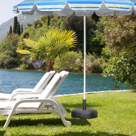 Fishlor Portaobrelli, Base per obrellone da Esterno in plastica