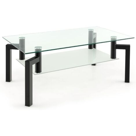 Tavolino Da Caffè Geometrico - 3 Livelli In Legno | Moderno Per Soggiorno | Colore Bianco - Foto 6