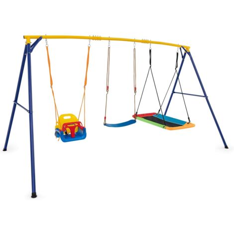 Altalena da giardino per bambino con struttura in