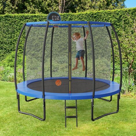 Trampolino Giardino Bambini Ø366cm LEJUMP - Certificato TÜV, Con Rete Sicurezza - Foto 3