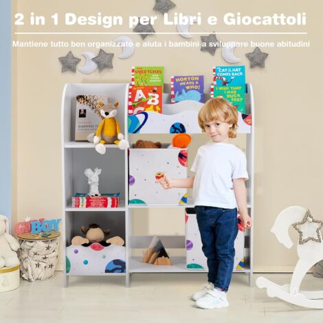 Set Tavolo E Sedia Per Bambini Trasformabile - Poltrona, Tavolino, Sedia E Sgabello, Blu, 1-5 Anni - Foto 4