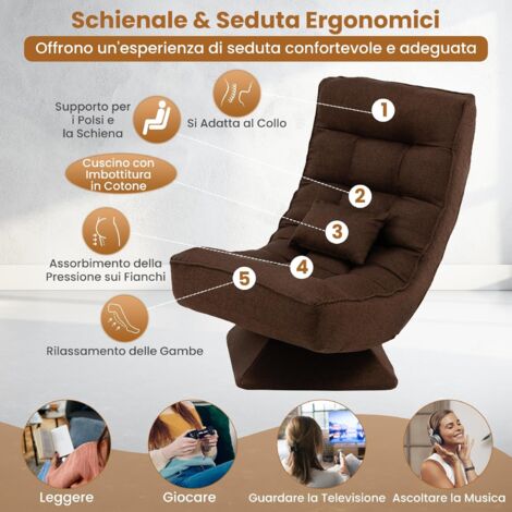 MAXYOYO Pouf letto convertibile da poltrona a letto, divano in schiuma con rivestimento in soffice imbottitura per bambini, adolescenti, ospiti (rosa, 130 x 90 cm