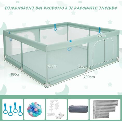 COMOMY Box Per Bambini Extra Large 180×200 Cm Con 50 Palline Review: Il