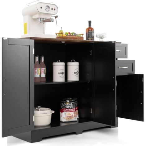 Mobile Hi-Fi Rack Regolabile Con Ripiani - Torre Per Audio/Video Con Ruote E Dissipazione Calore - Foto 7