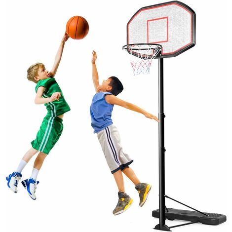 HUDORA Start 260 Supporto Da Basket Regolabile - Altezza 205-260 Cm, Base 59L, Ruote - Per Bambini E Ragazzi