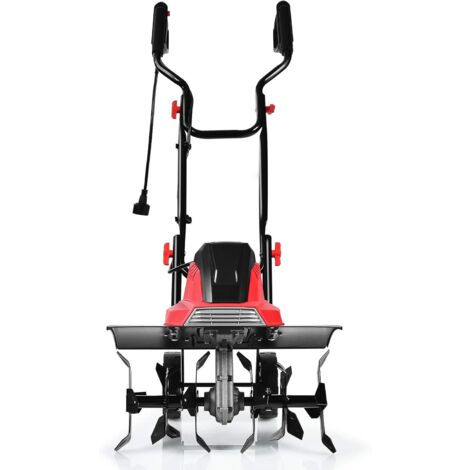 Motozappa Elettrica, Elettro Zappatrice, Zappa Elettrica, Motocoltivatore Elettrico, Motocoltivatore con Filo, 1500 W, profondità di Lavoro 22 cm, Larghezza di Lavoro 43 cm, 6 Potenti Lame