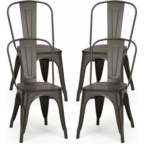 Set Di 2 Sedie Da Pranzo In Chenille Con Design Di Schienale Rotondo E Struttura Metallica Elegante Sedie Confortevoli Per Sala Da Pranzo 95324643