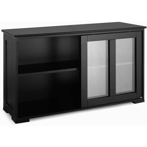 SogesHoe Aradietto per Vino a Buffet Con Anta in Vetro e Cassetto, 3