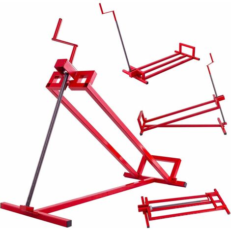 GOPLUS Sollevatore Trattorino Rasaerba Tosaerba Sollevatore per Tagliaerba Regolabile Pieghevole 115X50X20 cm