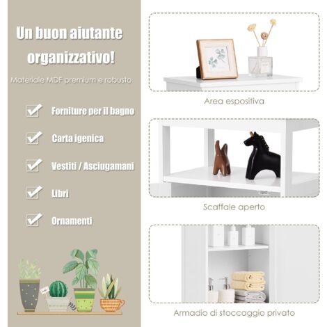 SIMPLEMADE Portaspezie a tre ripiani, piano di lavoro e