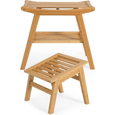 Poggiapiedi Per Doccia E Pedicure - Antiscivolo, Leggero, Con Portaoggetti, Verde Scuro