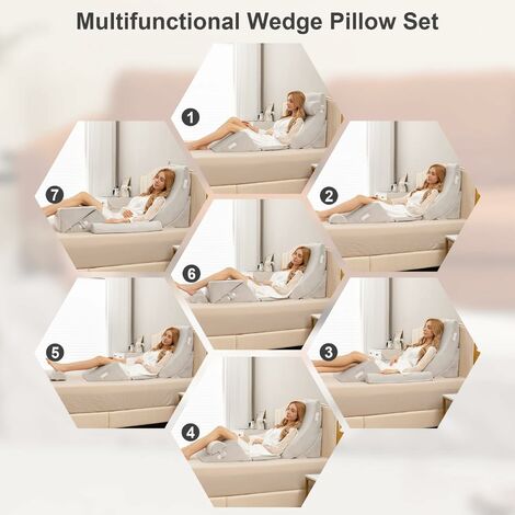 Cuscino Lombare ergonomico, supporto lombare per letto e divano