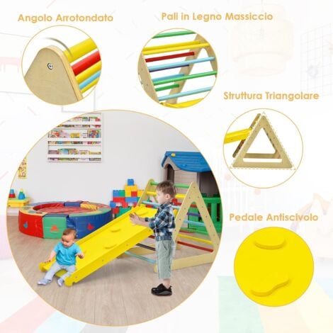 Triangolo da arrampicata per bambini - struttura da arrampicata in