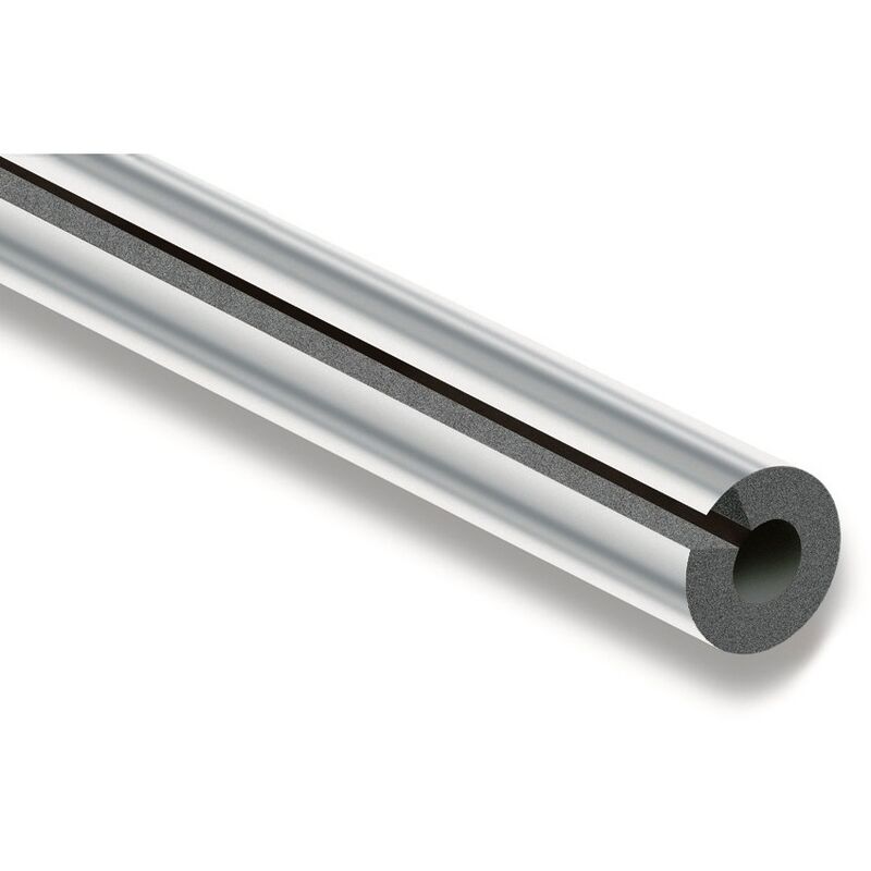 Manchon d'isolation fendu, à recouvrement pour tuyau de Ø 22mm, ép.isolant:  19 mm 