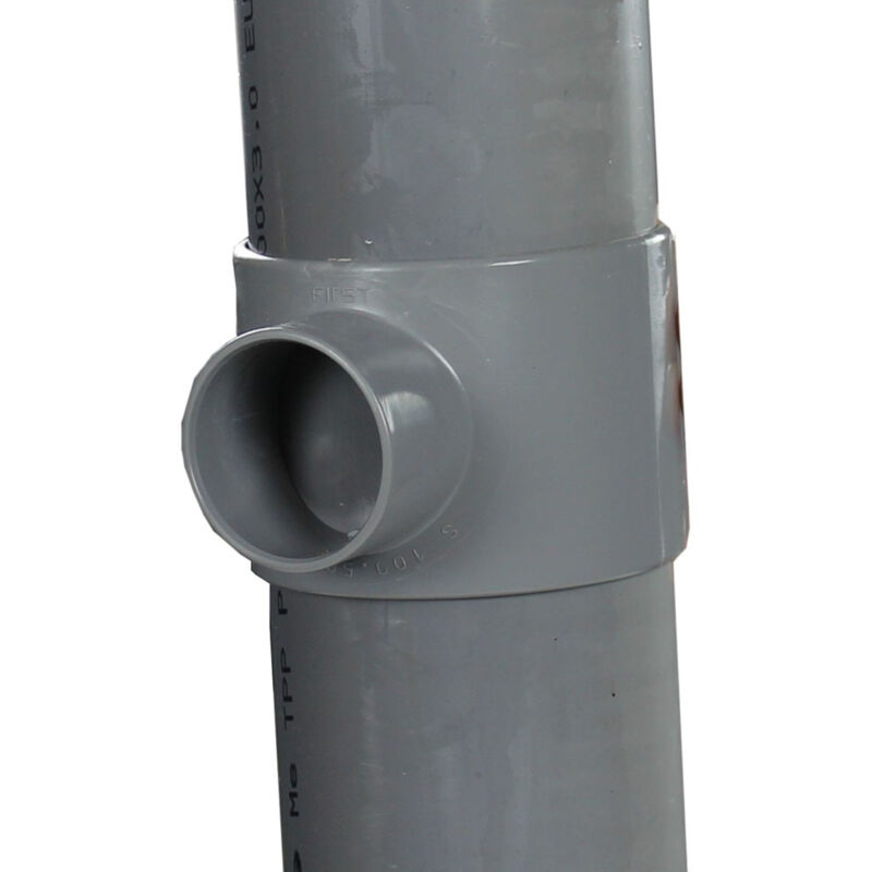 Selle De Branchement PVC 87° FF - 100-110/50, Raccord Pour Évacuation Eaux, Collable, Femelle-Femelle - 7