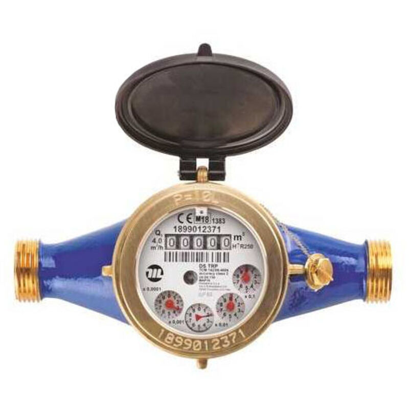 Compteur jet unique Eau froide Calibre 15 Double Mâle 20/27 - Bricolage