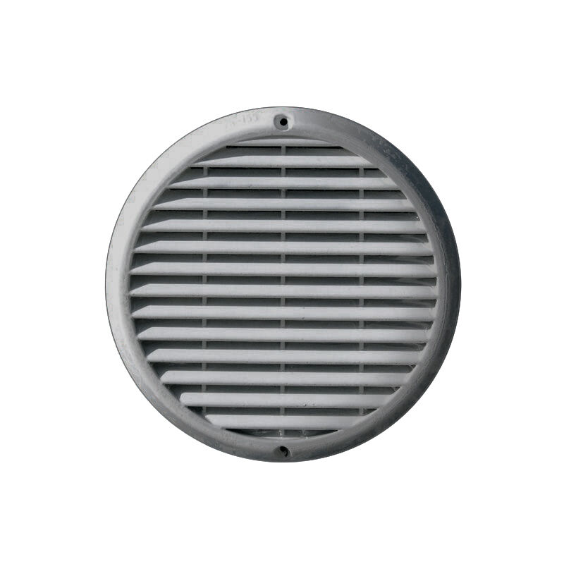 AWENTA Grille de ventilation ronde Ø 100 à 150 mm, plastique blanc, grille  de soufflage ou d'extraction - réglable Ø10 à 15 cm, dimensions extérieures