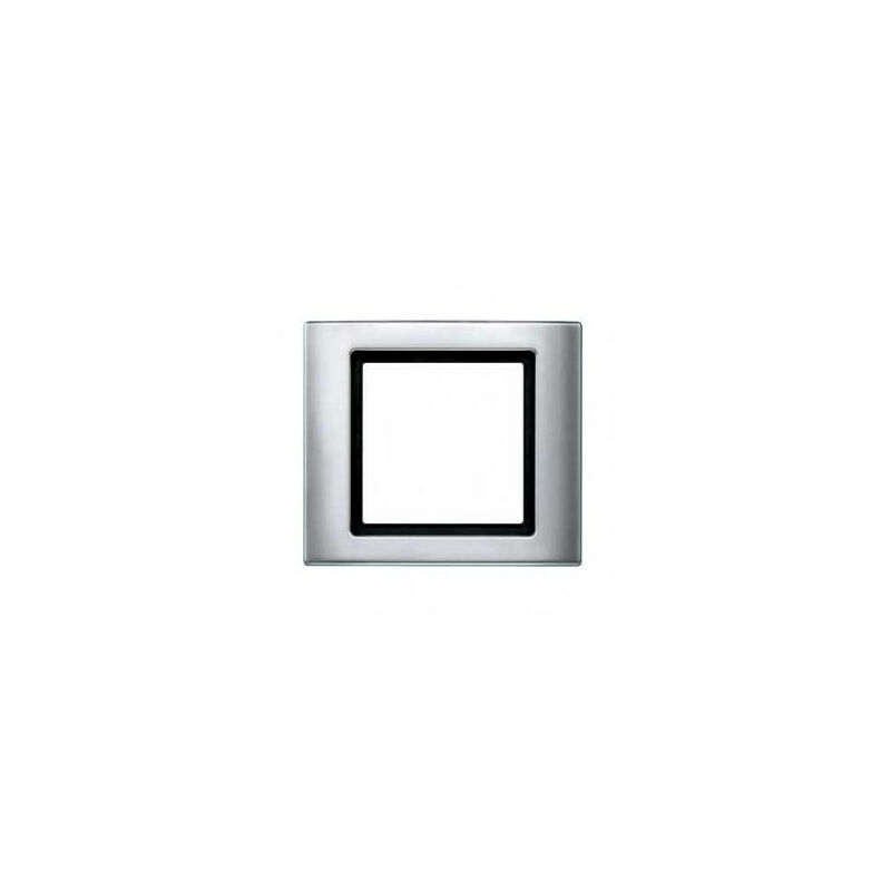 Plaque de finition standard Aquadesign - 1 poste - aluminium - Schneider Electric - MTN400160