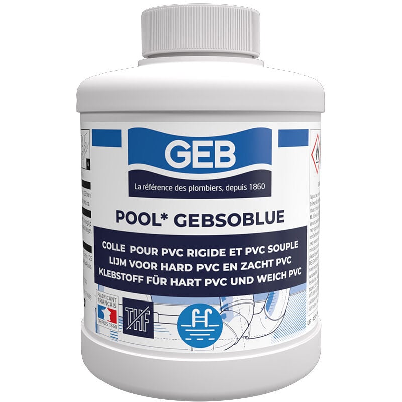 Colle spéciale piscine GEBSOBLUE Collage 1h - 500ml - GEB
