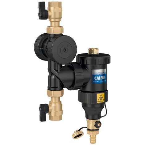 Pot de décantation spécial PAC DN 32 DIRTMAGPLUS orientable avec vannes 1"1/4 (33/42) Femelle Femelle - Thermador (1/5)