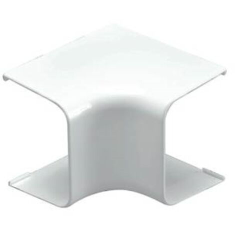 First Plast – Coude intérieur 90° pour goulotte électrique 80x60 – Blanc – Accessoire pour espaces confinés – Installation facile