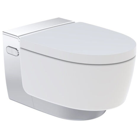Geberit – WC japonais lavant AquaClean Maïra – Douchette WhirlSpray – Rinçage TurboFlush – Lunette chauffante – Éclairage d'orientation (1/5)