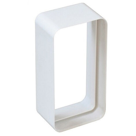 Manchon pour tube Ventilation Rectangulaire 150 x 70 Blanc - First Plast