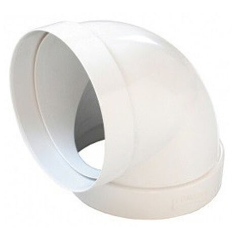 Courbe de ventilation canalisA e femelle pvc 90  125 millimA tres
