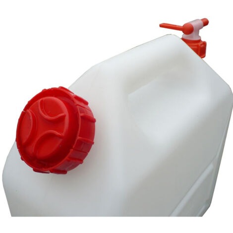Jerrican Alimentaire EDA 20 Litres Avec Robinet - Pour Eau, Carburant, Liquides, Pratique Et Robuste