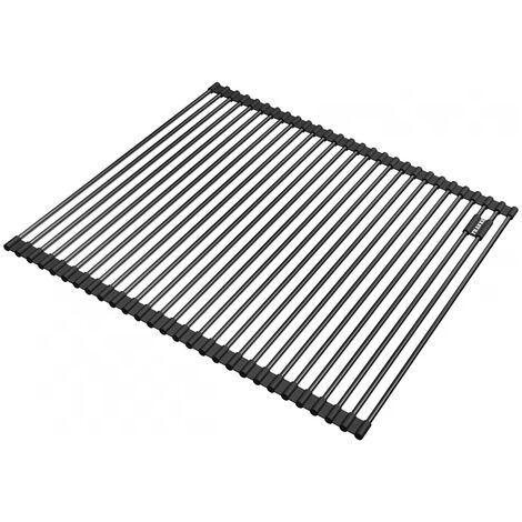 Franke – Panier égouttoir d'évier déroulant 468 x 440 mm – Inox finition PVD anthracite – Conçu pour garantir une bonne hygiène en cuisine