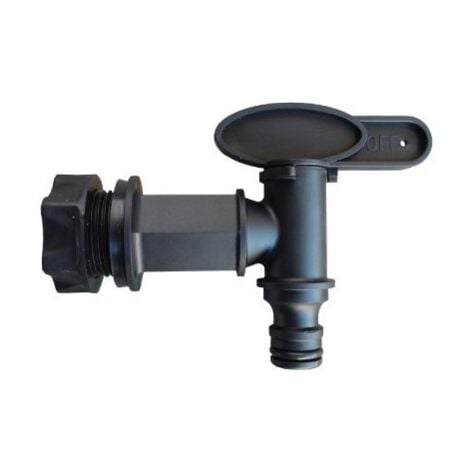 Robinet raccord rapide clipsable 3/4" (20/27) pour récupérateur d'eau