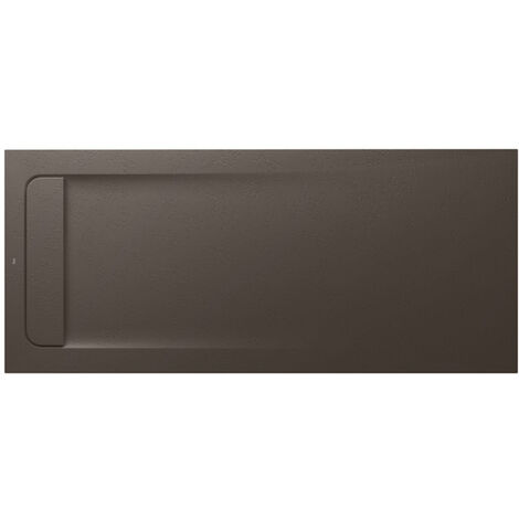 Receveur de douche extra plat en Stonex® Aquos - 1600x700mm - Café (1/2)