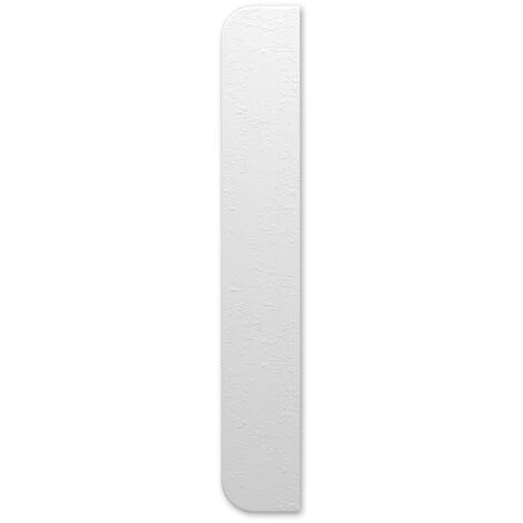 Cache vidage en Stonex® Blanc pour receveur de douche Aquos 900 mm