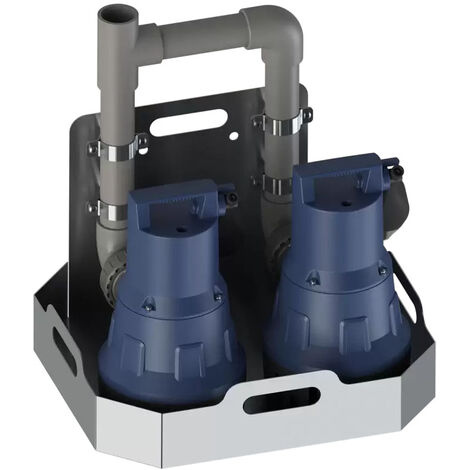 SFA – Pompe de relevage Rainkit Sanisub 800 – Débit 15 m³/h – Hauteur de relevage 11 m – Granulométrie 20 mm – Châssis inox pour inondations