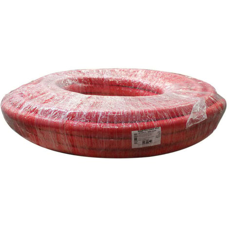 Tube PER prégainé isolé Rouge Ø12 - 50 mètres - Barbi Blansol