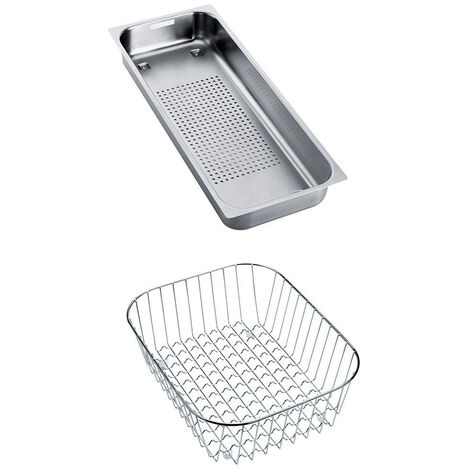 Set accessoires cuves Galaxia Inox : panier égouttoir + panier - Franke (1/3)