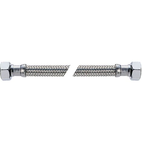 Flexible sanitaire Inox Øintér.8mm - Femelle 1/2" / Femelle 1/2" - 800mm - TAQ