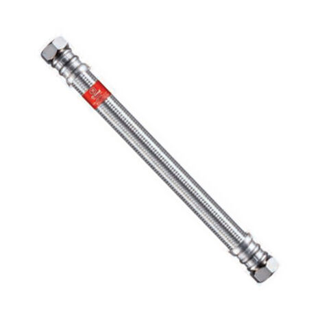 Flexible sanitaire/Chauffage Inox Øintér.25mm - Femelle 1" / Femelle 1" - 500mm - TAQ EXTRA