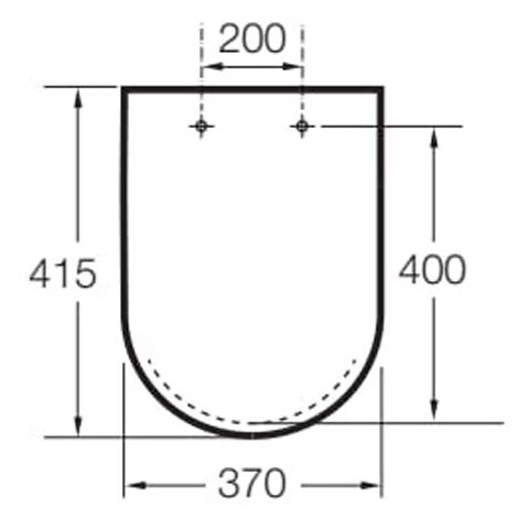Pack Cuvette compacte suspendue Rimless (sans bride) "Inspira Round" avec abattant frein de chute, déclipsable - Onyx