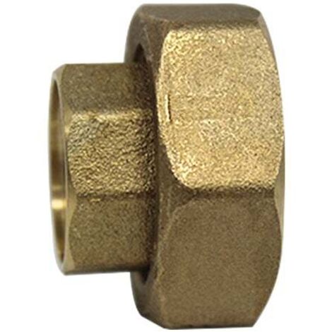 Arcanaute – Raccord laiton femelle/femelle 3/4'' (20/27) – écrou Ø1''1/4 (33/42) – Résistance à la corrosion – Pour transport d'eau potable (1/4)