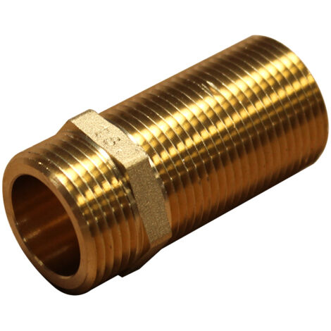 Thermador – Rallonge filetée Mâle Mâle 3/4' (20/27) – Longueur 40 mm – Laiton résistant à la corrosion – Amortisseur de vibrations