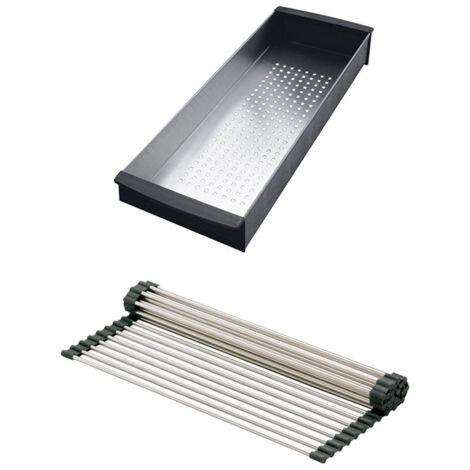 Set accessoires éviers Maris MRK Fraceram : Rollmat + panier égouttoir - Franke