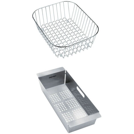 Set accessoires éviers Maris MRG 651 - Fragranit : panier égouttoir + panier fil - Franke (1/3)